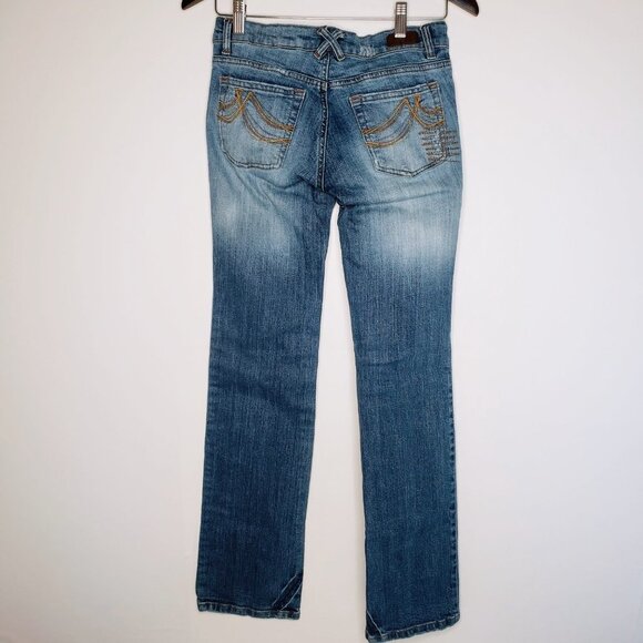 DKNY Downtown Brooklyn Bootcut Ripped Jeans 3 - Picture 2 of 11